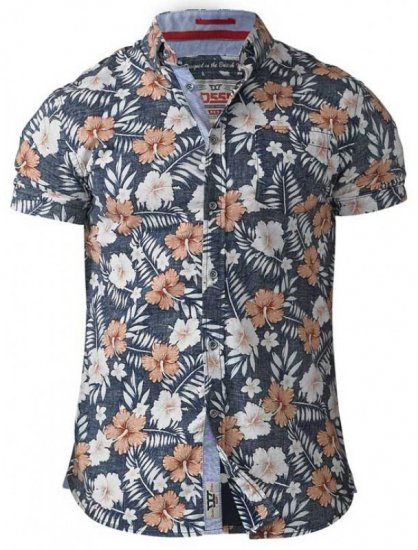 D555 Huxley Hawaii Shirt - Ризи - мъжки ризи големи размери