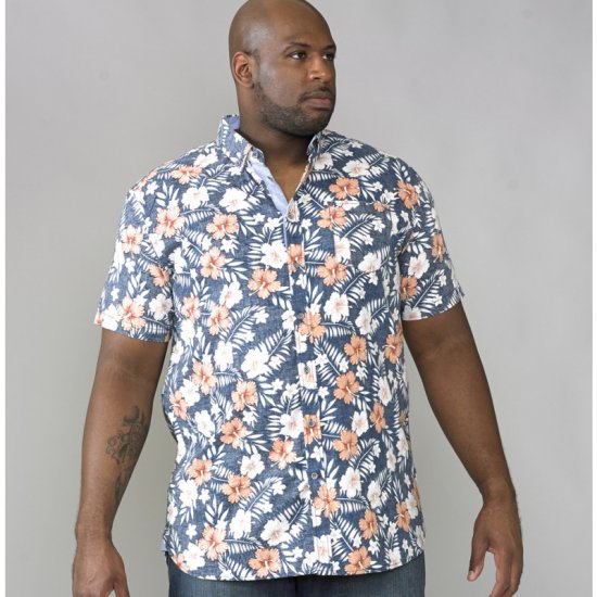 D555 Huxley Hawaii Shirt - Ризи - мъжки ризи големи размери