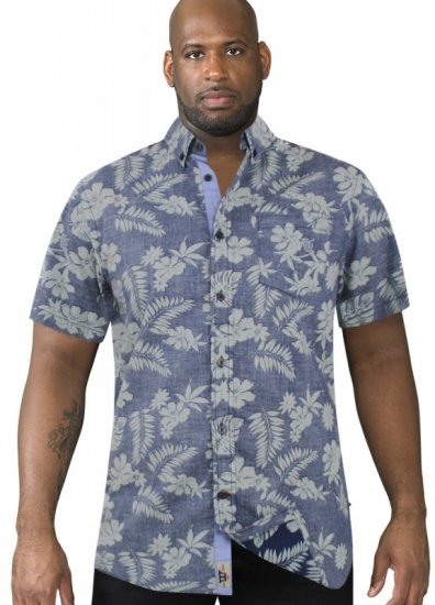 D555 Oswald Short Sleeve Hawaii Shirt - Ризи - мъжки ризи големи размери