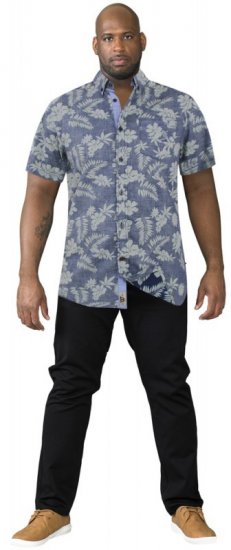 D555 Oswald Short Sleeve Hawaii Shirt - Ризи - мъжки ризи големи размери
