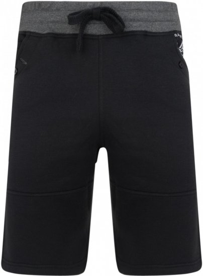 Kam Jeans 316 Jogger Shorts Black - Спортни панталони & Kъси панталони - мъжки спортни панталони големи размери