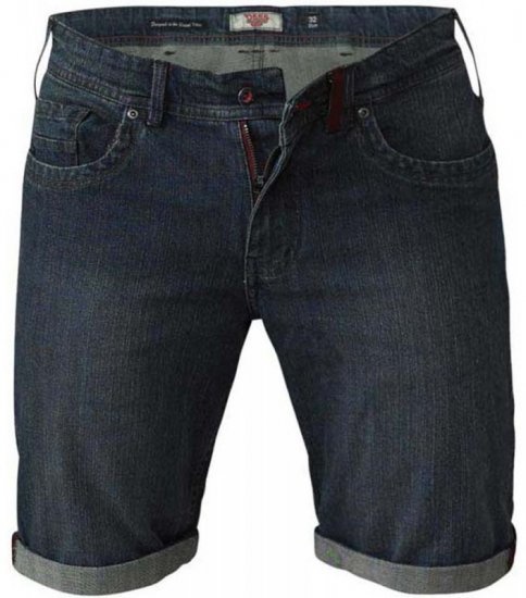 D555 Arix Denim Stretch Shorts - Шорти - мъжки къси панталони големи размери