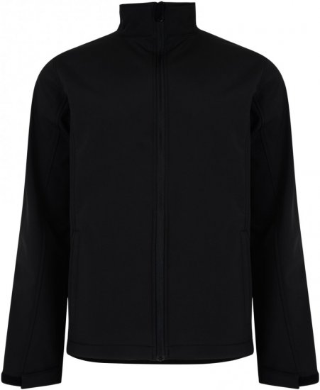 Kam Jeans 438 Soft-Shell Black - Якета - мъжки якета големи размери