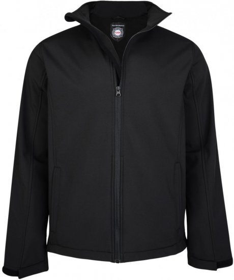 Kam Jeans 438 Soft-Shell Black - Якета - мъжки якета големи размери