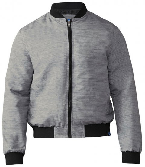 D555 Lou Bomber Jacket Grey - Якета - мъжки якета големи размери