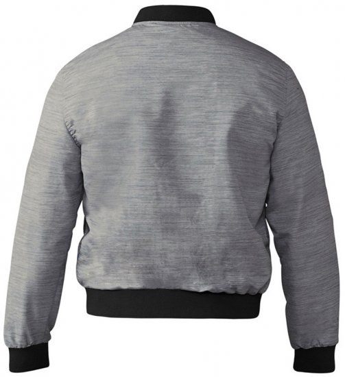 D555 Lou Bomber Jacket Grey - Якета - мъжки якета големи размери