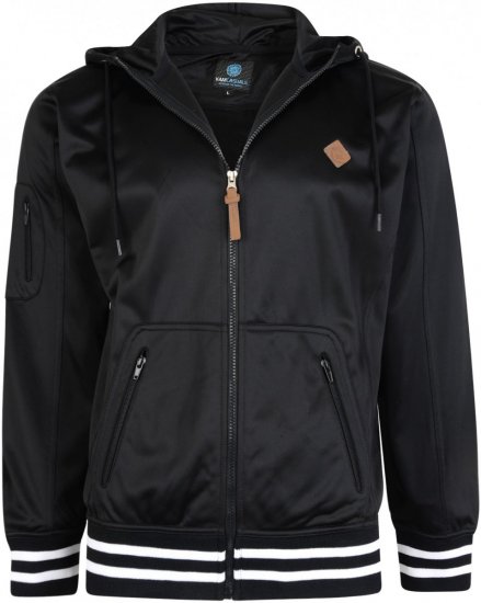 Kam Jeans 799 Tricot Hoody Black - Суичъри & cуичъри с качулка - мъжки суичъри големи размери
