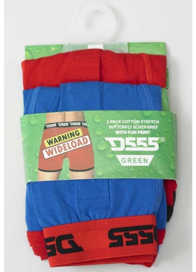 D555 Novelty Boxershorts 2-pack - Бельо & Бански шорти - Мъжко бельо големи размери