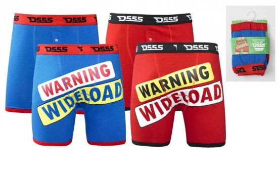 D555 Novelty Boxershorts 2-pack - Бельо & Бански шорти - Мъжко бельо големи размери
