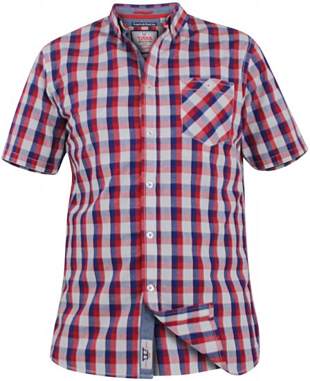D555 Hadwin Short Sleeve Shirt & T-shirt Combo - Ризи - мъжки ризи големи размери