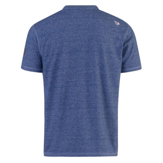 D555 Daniel Grandad T-shirt Denim - Тениски - мъжки тениски големи размери