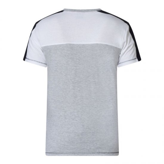 D555 Alvester T-shirt Grey - Тениски - мъжки тениски големи размери