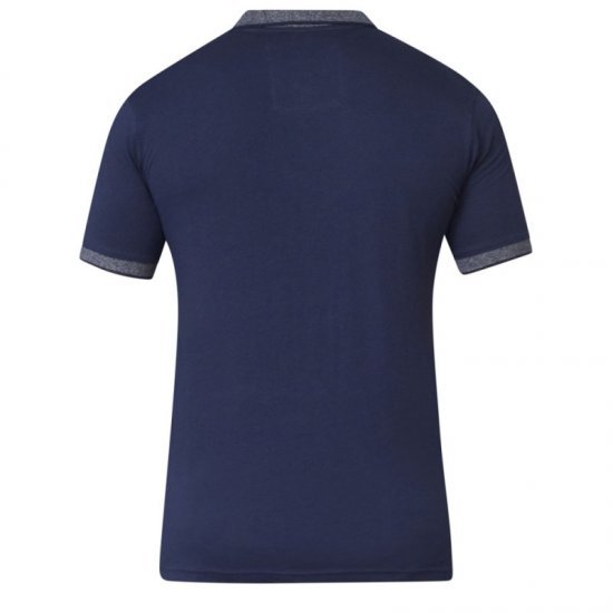 D555 Walker Polo Navy - Поло тениски - мъжки тениски с яка големи размери