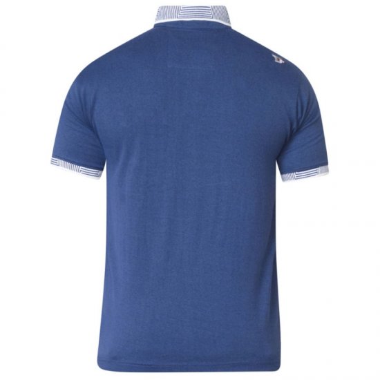 D555 George Polo Navy - Поло тениски - мъжки тениски с яка големи размери