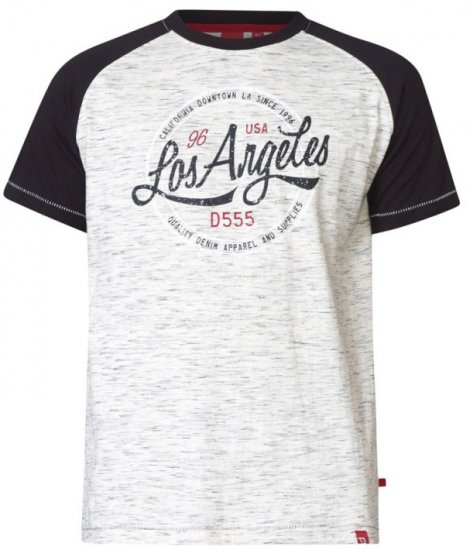 D555 Judson T-shirt Grey - Тениски - мъжки тениски големи размери