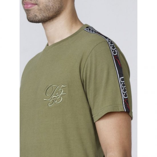 D555 Kambria Couture T-shirt Khaki - Тениски - мъжки тениски големи размери
