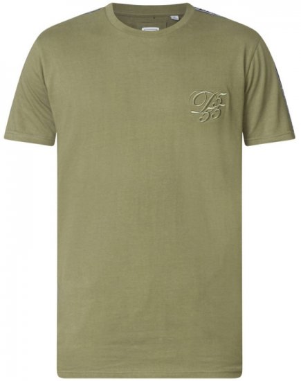 D555 Kambria Couture T-shirt Khaki - Тениски - мъжки тениски големи размери