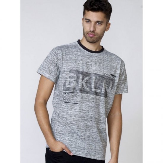 D555 NewYork Brooklyn T-shirt Black - Тениски - мъжки тениски големи размери