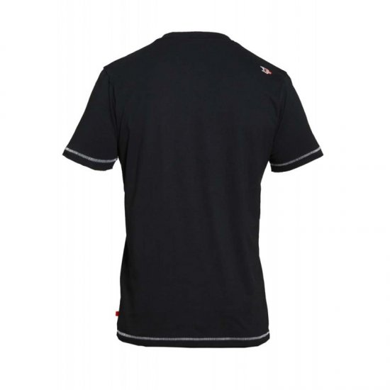 D555 Seattle T-shirt Black - Тениски - мъжки тениски големи размери