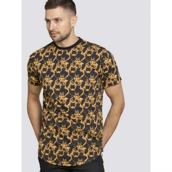 D555 Dave Couture T-shirt Black - Тениски - мъжки тениски големи размери