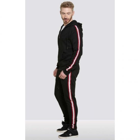 D555 Kentucky Hoodie Black - Суичъри & cуичъри с качулка - мъжки суичъри големи размери