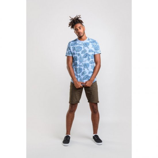 D555 Seymour T-shirt Blue - Тениски - мъжки тениски големи размери