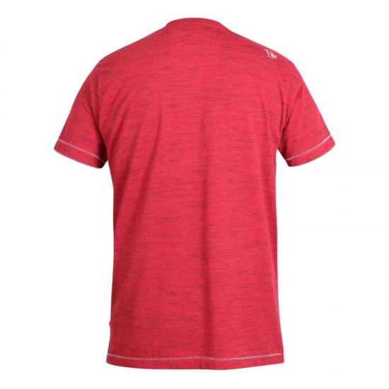D555 Shelton T-shirt Red - Тениски - мъжки тениски големи размери
