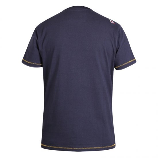 D555 Slater T-shirt Navy - Тениски - мъжки тениски големи размери