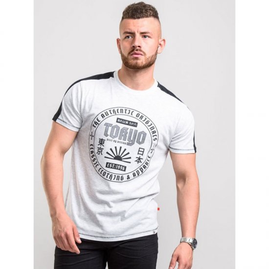 D555 Walton T-shirt White - Тениски - мъжки тениски големи размери