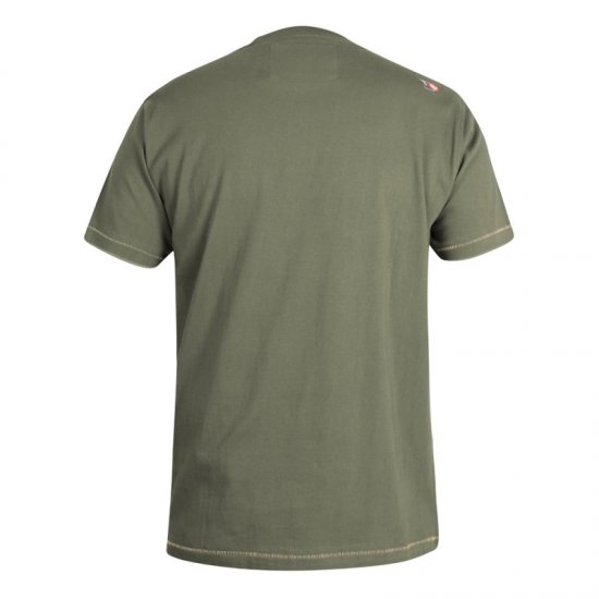 D555 Stanley T-shirt Khaki - Тениски - мъжки тениски големи размери