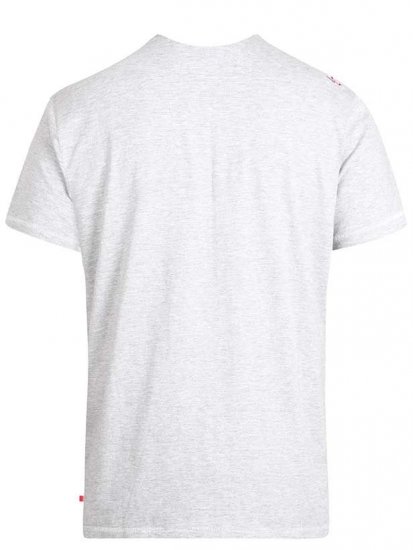 D555 Jenson T-shirt Grey - Тениски - мъжки тениски големи размери