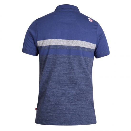 D555 Lawson Polo Navy - Поло тениски - мъжки тениски с яка големи размери