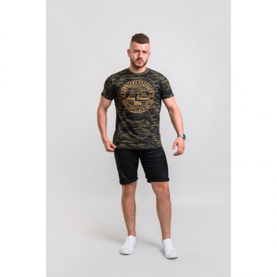 D555 Thompson T-shirt Jungle Camo - Тениски - мъжки тениски големи размери