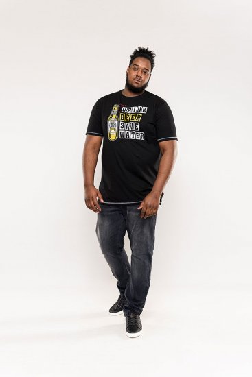 D555 Salford Save Water Drink Beer T-shirt Black - Тениски - мъжки тениски големи размери
