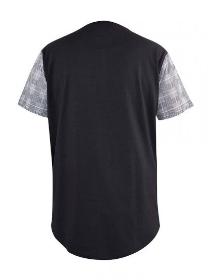 D555 Vista Couture Cut And Sew Curved Hem T-Shirt - Тениски - мъжки тениски големи размери