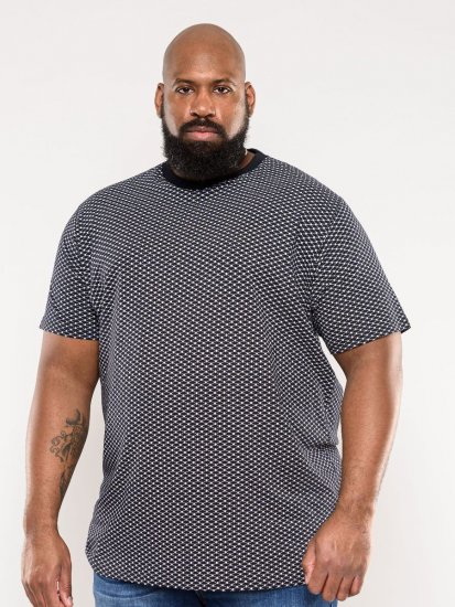 D555 Canton T-shirt Navy - Тениски - мъжки тениски големи размери