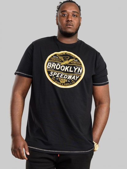 D555 Wadebridge Speedway Printed T-Shirt - Тениски - мъжки тениски големи размери