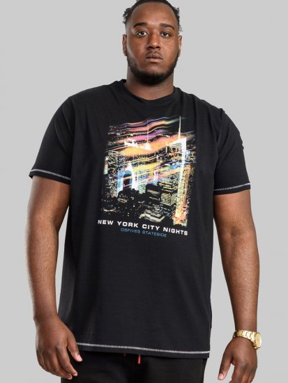 D555 Cambrone Printed T-Shirt - Тениски - мъжки тениски големи размери