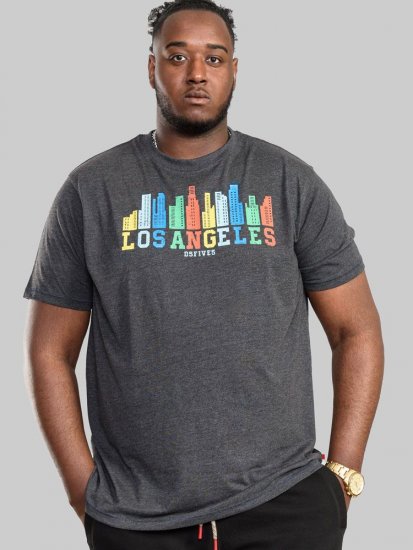 D555 Hemford Printed T-Shirt - Тениски - мъжки тениски големи размери