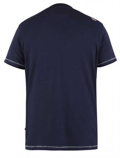 D555 Axbridge Motorbike Printed T-Shirt - Тениски - мъжки тениски големи размери