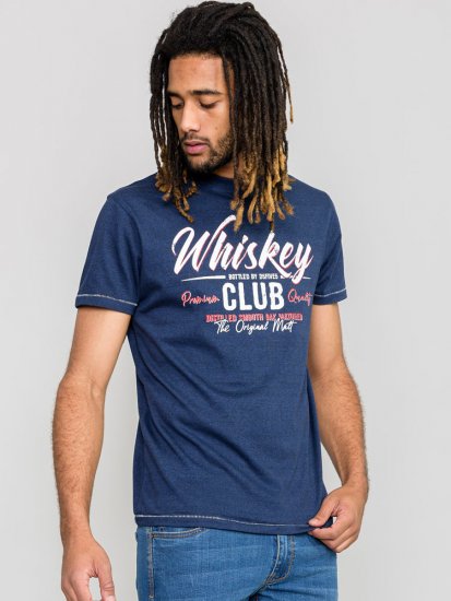 D555 ROSS Printed T-Shirt - Тениски - мъжки тениски големи размери