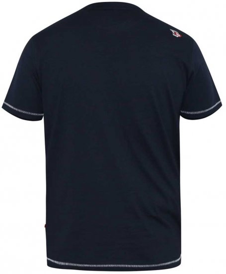 D555 DENTON Motorbike Printed T-Shirt - Тениски - мъжки тениски големи размери