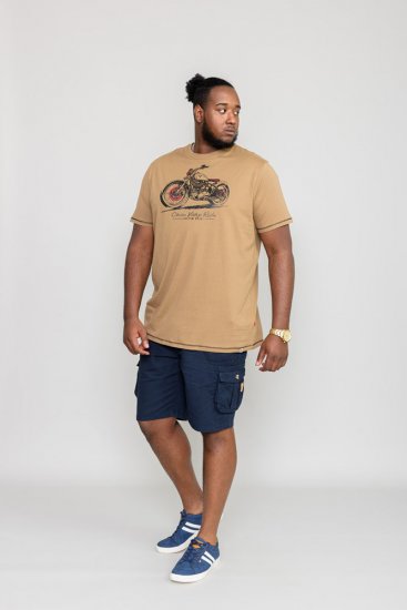 D555 RAMSGATE Printed T-Shirt - Тениски - мъжки тениски големи размери