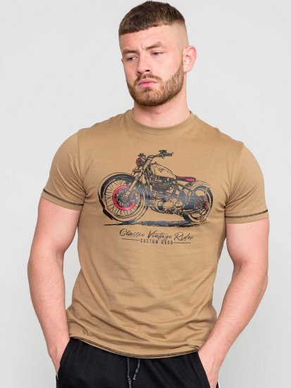 D555 RAMSGATE Printed T-Shirt - Тениски - мъжки тениски големи размери