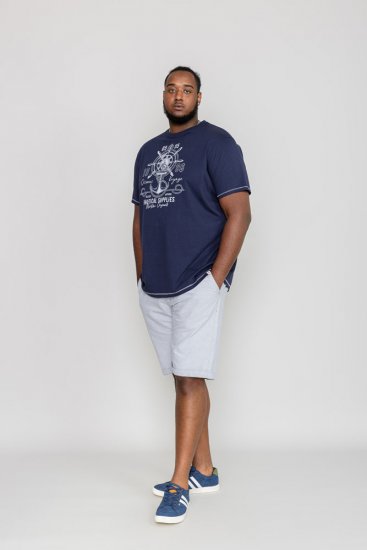 D555 CANTERBURY Printed T-Shirt - Тениски - мъжки тениски големи размери