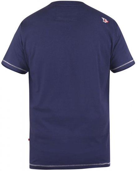D555 CANTERBURY Printed T-Shirt - Тениски - мъжки тениски големи размери