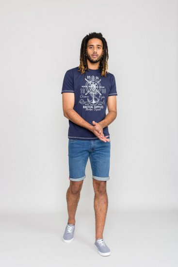 D555 CANTERBURY Printed T-Shirt - Тениски - мъжки тениски големи размери