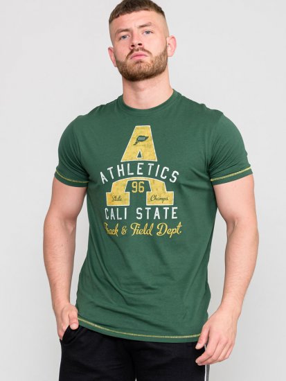 D555 TOVIL Printed T-Shirt - Тениски - мъжки тениски големи размери