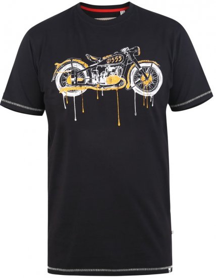D555 ROCHESTER Printed T-Shirt - Тениски - мъжки тениски големи размери