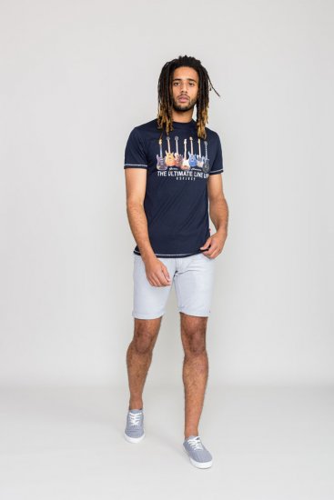 D555 PICKEMHAM Printed T-Shirt - Тениски - мъжки тениски големи размери